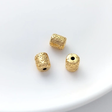 Hạt trống Cát Đào Vàng Lotus Nút thắt Trung Quốc DIY Giá ưu đãi 44.981 13