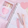 Hấu Paper Set 4 bút highlight pastel, charm trái tim, màu êm mắt, 115.000₫ 8