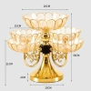 Hay đựng bánh kẹo, hoa quả 5 tầng nhựa cao cấp xoay 360 độ - Sang trọng Tổng kho 88 5