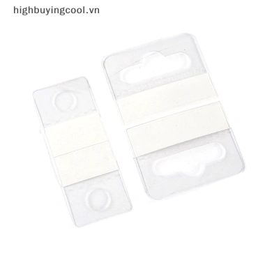 Hcvn 100 chiếc khe cắm PVC dính lỗ thẻ, móc hộp, túi móc treo hiển thị, giá chỉ 40.208₫ 4