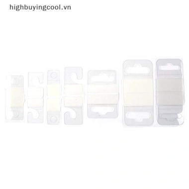 Hcvn 100 chiếc khe cắm PVC dính lỗ thẻ, móc hộp, túi móc treo hiển thị, giá chỉ 40.208₫ 7