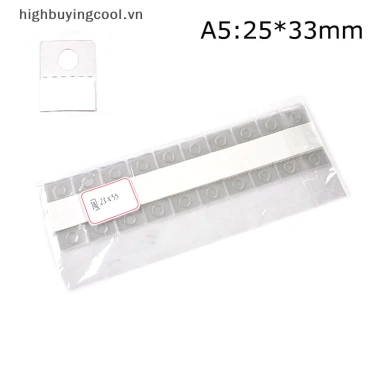 Hcvn 100 chiếc khe cắm PVC dính lỗ thẻ, móc hộp, túi móc treo hiển thị, giá chỉ 40.208₫ 9