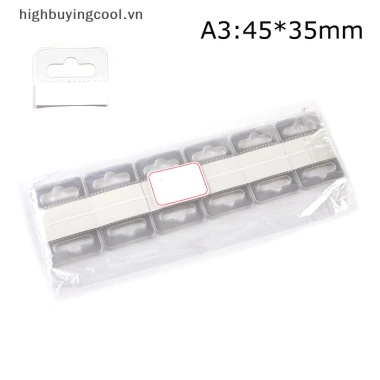 Hcvn 100 chiếc khe cắm PVC dính lỗ thẻ, móc hộp, túi móc treo hiển thị, giá chỉ 40.208₫ 13