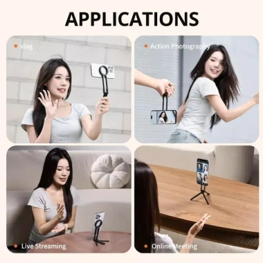 HdoorLink Từ Điện Thoại Chân Máy Selfie Gập - Đỡ Máy Bay 17/16/15/14, 113.300₫