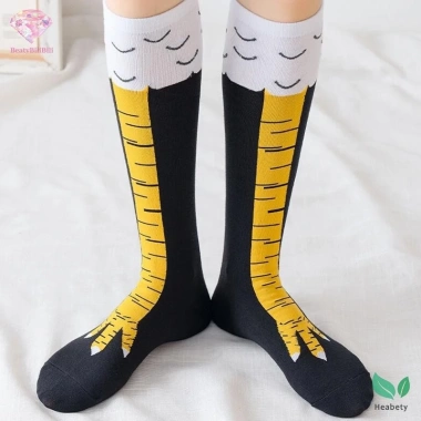 Heabety Gà Chân Tất Nữ Đầu Gối Dài - 3D In, Móng Vuốt Đùi Cao, Giá 40.500 VND 4 Heabety Gà Chân Tất Nữ Đầu Gối Dài - 3D In, Móng Vuốt Đùi Cao, Giá 40.500 VND 4