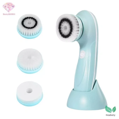 Heabety Máy Rửa Mặt 3 Trong 1 Điện Facial Cleaner Bàn Chải Spa Loại Bỏ Mụn Đầu Đen Đế Spa Sạc Mới 10 Heabety Máy Rửa Mặt 3 Trong 1 Điện Facial Cleaner Bàn Chải Spa Loại Bỏ Mụn Đầu Đen Đế Spa Sạc Mới 10