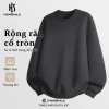 HeaSmile áo nỉ nam cổ tròn basic 2.026 mẫu mới, chất vải dày mềm, giữ ấm tốt, giá ưu đãi 259.000đ