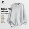 HeaSmile áo nỉ nam cổ tròn basic 2.026 mẫu mới, chất vải dày mềm, giữ ấm tốt, giá ưu đãi 259.000đ 3