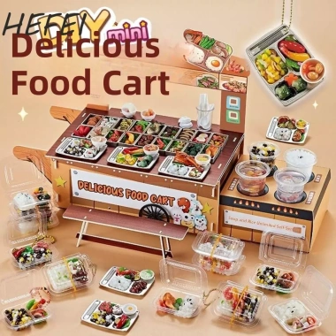 HEFEI Đồ Chơi Nhà Bếp 3D DIY Thức Ăn Nhanh - Giả Vờ Nấu Ăn Tương Tác, Nhập Vai, Tái Sử Dụng, Quà Tặng Trẻ Em