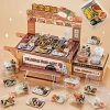 HEFEI Đồ Chơi Nhà Bếp 3D DIY Thức Ăn Nhanh - Giả Vờ Nấu Ăn Tương Tác, Nhập Vai, Tái Sử Dụng, Quà Tặng Trẻ Em 10