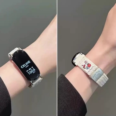 Hello KT Nylon Bện Dễ Thương Dây Đeo Xiaomi Smart Band 10 9 8 – Thay Thế Giá 97.152