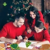 HENGHOME 8 tờ Trẻ em Trang trí Tiệc Giáng sinh – Xếp hình Ông Già Noel, Trò chơi Ghép hình