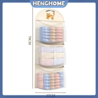 HENGHOME Túi Lưới Bảo Quản 2-3 Lớp Đồ Lót & Quần Áo Thoáng Khí, Có Móc Treo, Giá Ưu Đãi 42.600₫ 10