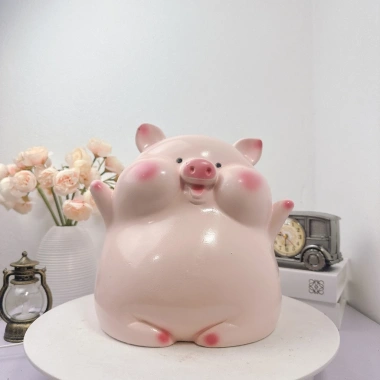 Heo Bánh Bao HELLO size TO - Heo đất HĐMB51, quà tặng trang trí, chỉ 88.499₫