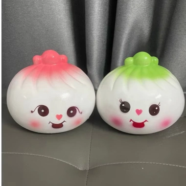 Heo đất Bánh Bao Tiểu Màn Thầu Lỗ Tròn cute dễ thương - Ông tiết kiệm quà tặng Trumheodat 4