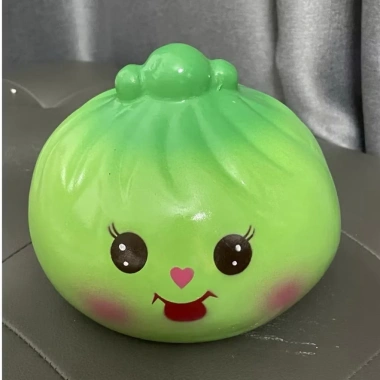 Heo đất Bánh Bao Tiểu Màn Thầu Lỗ Tròn cute dễ thương - Ông tiết kiệm quà tặng Trumheodat 5