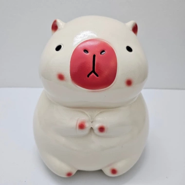 Heo Đất Cappy Bara Lỗ Tròn Cute Ống Heo Tiết Kiệm Tiền Trang Trí Quà Tặng CHINILINE 80k