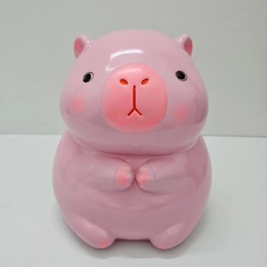 Heo Đất Cappy Bara Lỗ Tròn Cute Ống Heo Tiết Kiệm Tiền Trang Trí Quà Tặng CHINILINE 80k