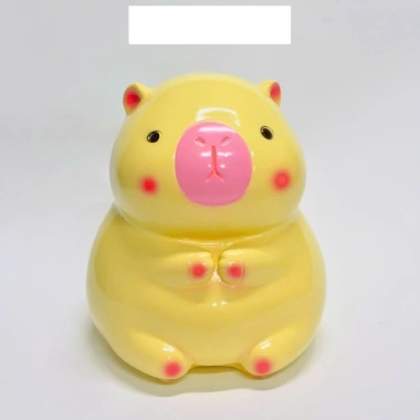 Heo Đất Cappy Bara Lỗ Tròn Cute Ống Heo Tiết Kiệm Tiền Trang Trí Quà Tặng CHINILINE 80k
