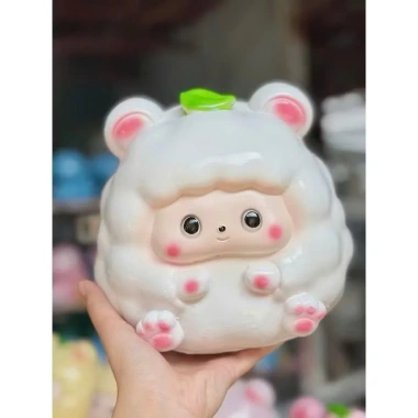 Heo đất cừu đội lá cute - ống tiết kiệm đựng tiền, trang trí nhà cửa, giá chỉ 75.000₫ 9 Heo đất cừu đội lá cute - ống tiết kiệm đựng tiền, trang trí nhà cửa, giá chỉ 75.000₫ 9