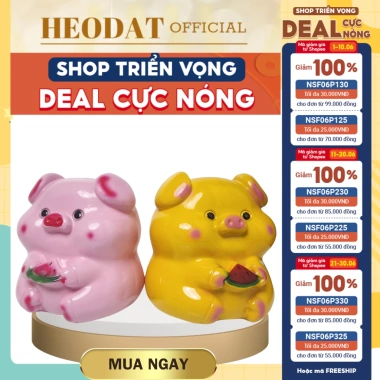 Heo đất HEO DƯA HẤU mẫu hót 2.024 - Dễ thương, siêu cute, giá 54.000/45.000 VNĐ 2