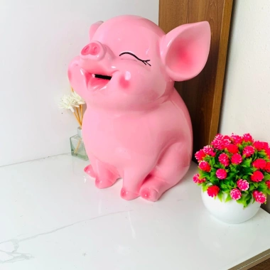 Heo đất Heo Hot 3D Tai Vểnh Dáng Ngồi cute – Quà tặng shop, 139.000₫