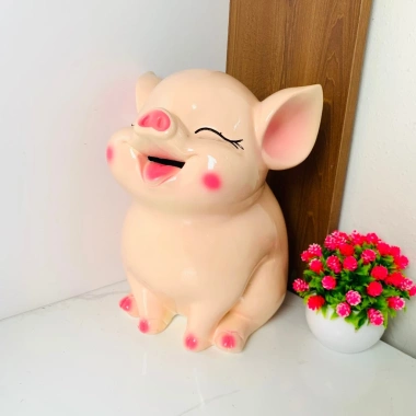 Heo đất Heo Hot 3D Tai Vểnh Dáng Ngồi cute – Quà tặng shop, 139.000₫