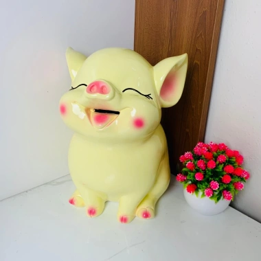 Heo đất Heo Hot 3D Tai Vểnh Dáng Ngồi cute – Quà tặng shop, 139.000₫