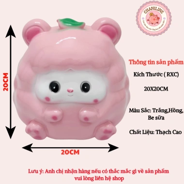 Heo Đất Lợn Đất CỪU LÁ Lỗ Tròn Ống Heo Tiết Kiệm Tiền Quà Tặng THHP20 - 76.300đ