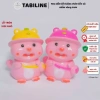 Heo đất ống tiết kiệm lỗ tròn cute LD35 size nhỏ - Giá chỉ 49.000đ TABILINE