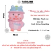 Heo đất ống tiết kiệm lỗ tròn cute LD35 size nhỏ - Giá chỉ 49.000đ TABILINE 2