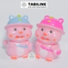 Heo đất ống tiết kiệm lỗ tròn cute LD35 size nhỏ - Giá chỉ 49.000đ TABILINE 5