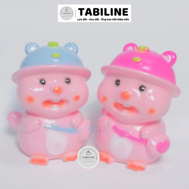 Heo đất ống tiết kiệm lỗ tròn cute LD35 size nhỏ - Giá chỉ 49.000đ TABILINE 5
