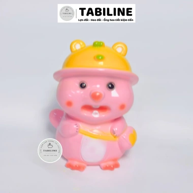 Heo đất ống tiết kiệm lỗ tròn cute LD35 size nhỏ - Giá chỉ 49.000đ TABILINE 10