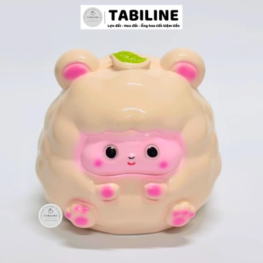 Heo đất ống tiết kiệm tiền LD09 - Cừu lá cute yêu, giảm 20% chỉ 100k TABILINE 9