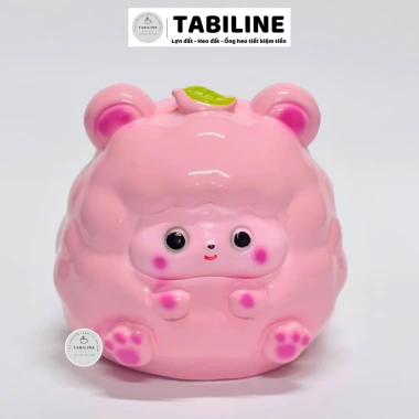 Heo đất ống tiết kiệm tiền LD09 - Cừu lá cute yêu, giảm 20% chỉ 100k TABILINE 10