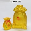 Heo đất ống tiết kiệm tiền size to nhở màu gold cao cấp LD22 TABILINE - Giá 52.000đ (giảm từ 67.600đ) 4