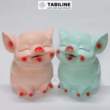Heo đất ống tiết kiệm tiền tai vểnh 3D size to khủng lồ LD17 - TABILINE giá 125k giảm mạnh 3