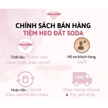 Heo đất thiên thần ngủ cánh tiên 14x19x17cm - Quà tặng, trang trí, giá 45.9k tại Tiệm Heo Soda