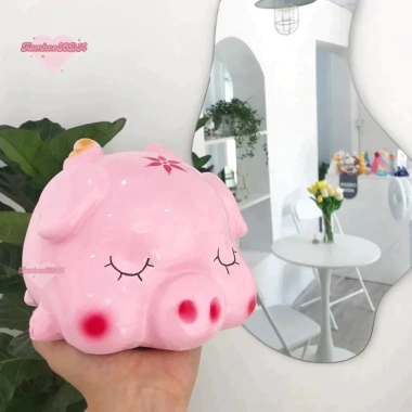 Heo đất thiên thần ngủ cánh tiên 14x19x17cm - Quà tặng, trang trí, giá 45.9k tại Tiệm Heo Soda 5 Heo đất thiên thần ngủ cánh tiên 14x19x17cm - Quà tặng, trang trí, giá 45.9k tại Tiệm Heo Soda 5