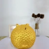 Heo Đất Tiền Tài Ống Lợn Tiết Kiệm sz ĐẠI Màu Vàng Ánh Kim May Mắn Tài Lộc XLD66 6