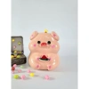 Heo Đất Tiết Kiệm 18cm - Ống Heo Ôm Dưa Hấu Siuu Cute, Thạch Cao Nguyên 5