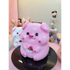 Heo Đất Tiết Kiệm 18cm - Ống Heo Ôm Dưa Hấu Siuu Cute, Thạch Cao Nguyên 10
