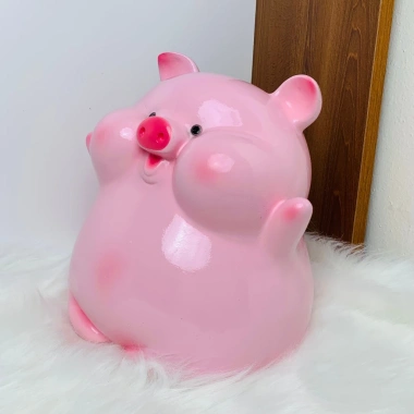 Heo đất tiết kiệm BÁNH BAO dễ thương lỗ tròn quà tặng, Ống TrumHeoDat 99.999₫
