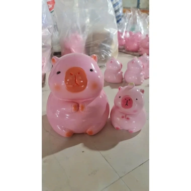 Heo đất tiết kiệm Capybara size to - ống tiết kiệm decor quà tặng giá xưởng 58.999đ