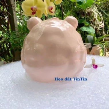 Heo đất tiết kiệm Cừu Lá size to lỗ tròn - Ống tiết kiệm trang trí nội thất