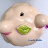 Heo đất tiết kiệm Cừu Lá size to lỗ tròn - Ống tiết kiệm trang trí nội thất 7