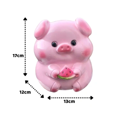Heo đất tiết kiệm DƯA HẤU nhỏ - ống tiết kiệm trang trí LĐ1, chỉ 56.000 VND