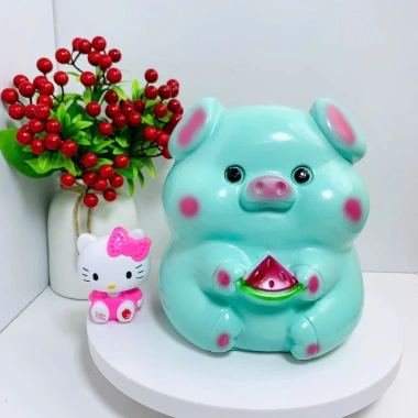 Heo đất tiết kiệm DƯA HẤU nhỏ - ống tiết kiệm trang trí LĐ1, chỉ 56.000 VND 9 Heo đất tiết kiệm DƯA HẤU nhỏ - ống tiết kiệm trang trí LĐ1, chỉ 56.000 VND 9