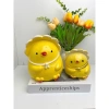 Heo đất tiết kiệm Gà con đội mũ cute size TO - Trang trí quà tặng LUCKY 91 chỉ 56.000đ